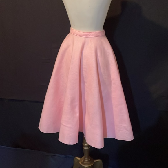Skirt Homemade Poodle Like Pink Felt Circle 0 Musical Notes 50’s Halloween NEW - Picture 3 of 5
